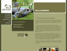 Tablet Screenshot of jagdreisenpolen.de